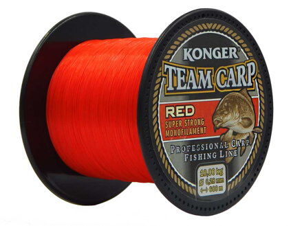 265600025 Konger Team Carp Red 0.25mm 600m