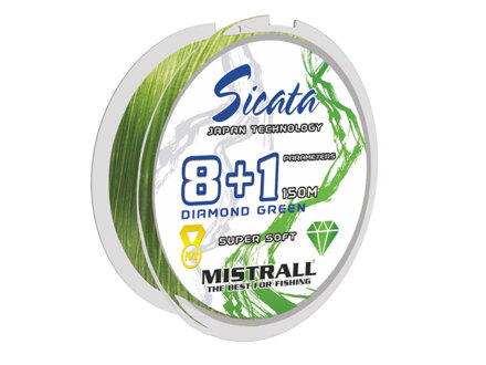 Mistrall Sicata 8+1 0,10mm 150m f.zelená