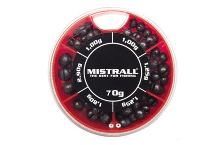 AM6004065 Mistrall olovká veľké od 1gr do 2,9gr celkom 70gr