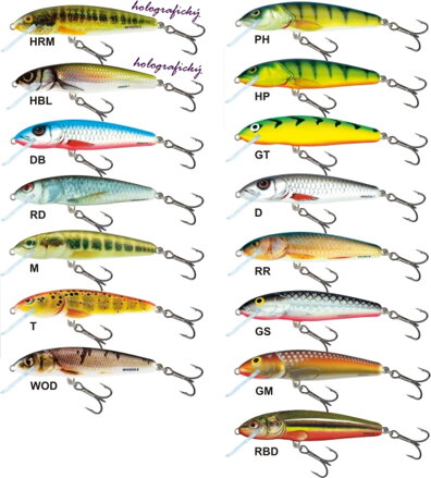 Salmo rybarske voblery Minnow M7F