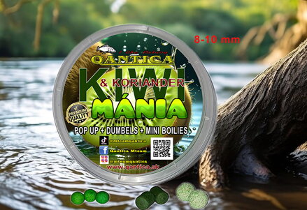 KIWI MÁNIA POP UP BOILIES DUMBELLS + MINI BOILIES