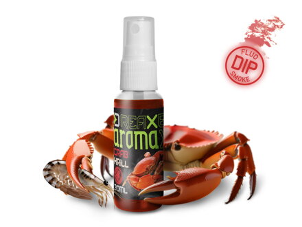 Dipovací sprej Delphin AromaX/30ml - Krab-Krill/červený